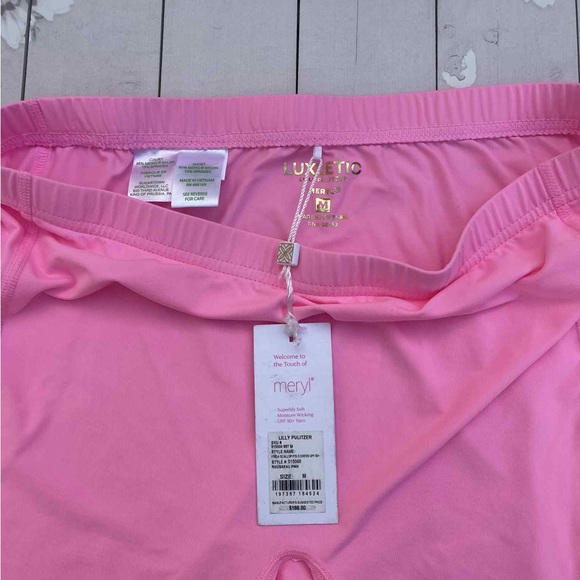 Lilly Pulitzer Luxletic Pink Active Shorts - Picture 4 of 6